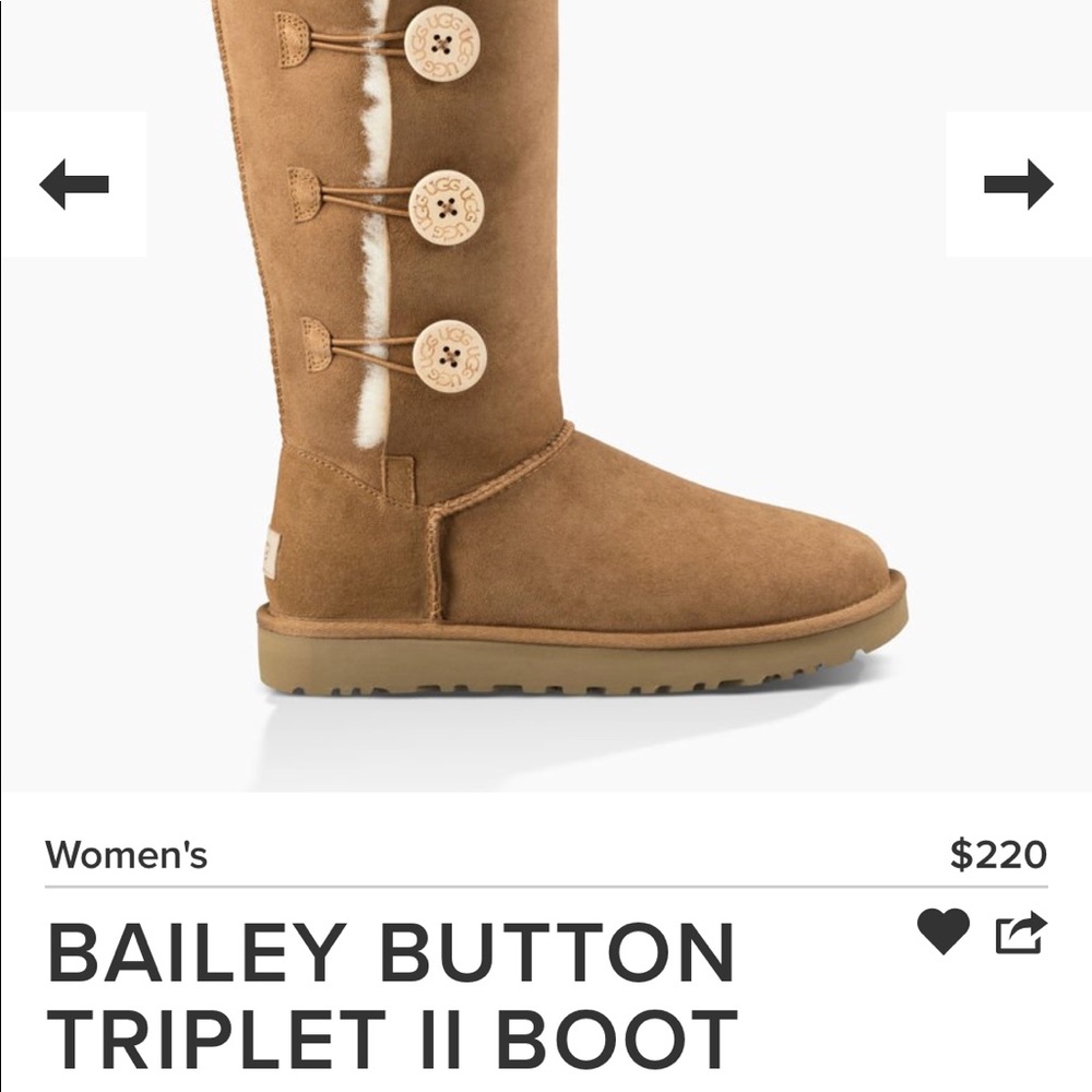 Ugg Bailey Button Triplet Boot
